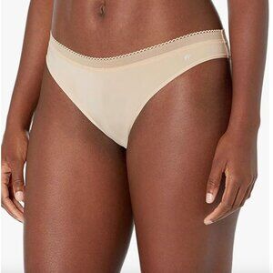 Pretty Polly natural bikini style briefs, creme brulee, small